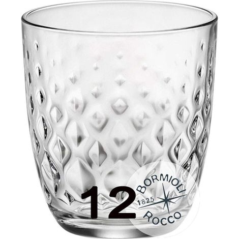 BORMIOLI ROCCO GLIT SET DA 12 BICCHIERI PER ACQUA DA 29.5 CL (1/4)