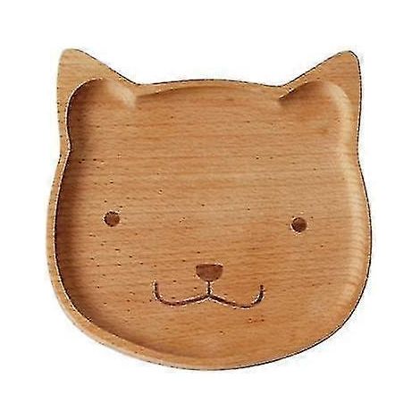 Assiette de service à motif animalier naturel (1/5)