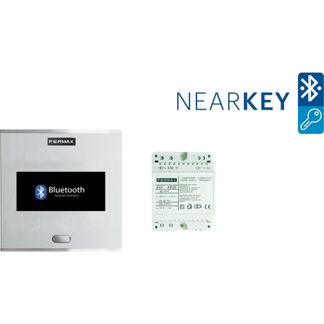 Kit de control de accesos Bluetooth NEARKEY con gestión remota y alcance de 10m
