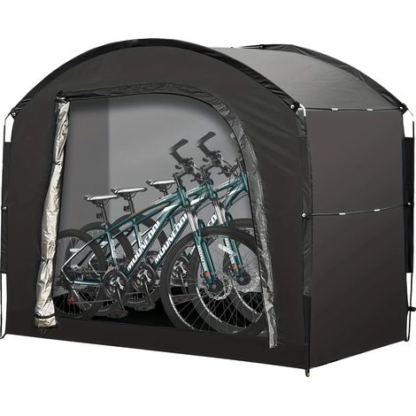 Tente de rangement pour vélos, résistante aux intempéries, montage rapide, Pour 4 vélos (1/2)