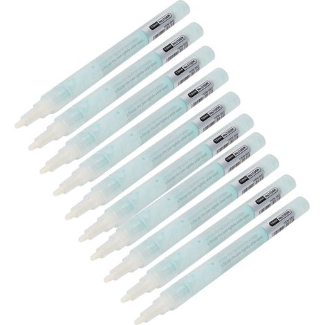 Lot de 10 marqueurs acryliques 1100m, pointe fine de 1,0 mm, marqueurs graffiti non toxiques, adaptés à la peinture DIY sur des matériaux tels que les roches, la pierre, la céramique, le verre, le boi (1/3)