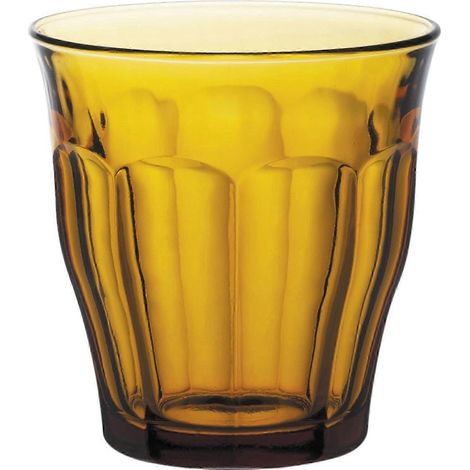 Duralex PICARDIE AMBER verre 250 ml orange - set moyen 6 st. (1/5)