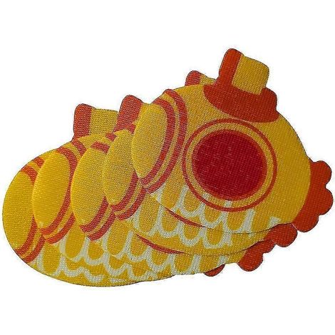 Lot de 5 bandes antidérapantes adhésives pour baignoire et salle de bain-Submarine (1/5)