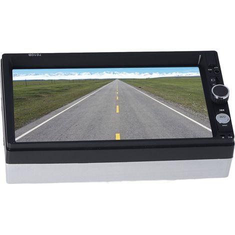 Autoradio 2DIN, écran tactile 7 pouces, compatible avec la duplication d'écran, Bluetooth, lecteur MP5, interface USB et radio FM. (1/5)