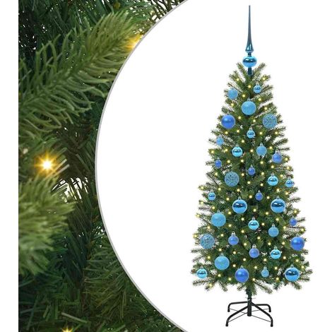 Sapin de Noël，Arbre de Noël artificiel avec 150 LED Vert 120 cm PE et PVC CFW16600 (1/5)