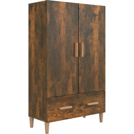 Credenza cassettiera cassettiera mobile contenitore organizer cucina soggiorno soggiorno alto 70 x 31 x 115 cm derivati del legno marrone 020033549
