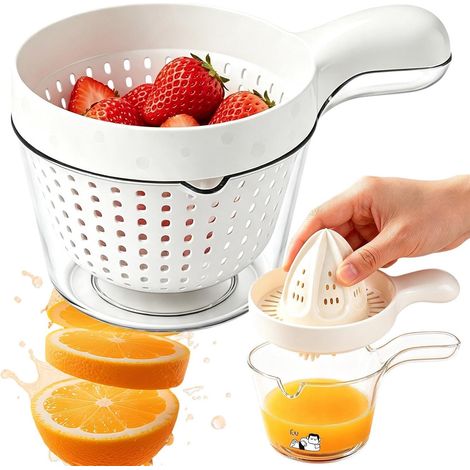 Exprimidor manual portátil de cítricos para exprimir frutas cítricas. (1/5)