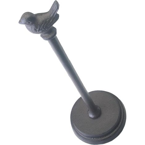 Porte-rouleau de papier toilette vertical en métal SEWACC, motif (1/5)
