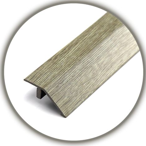 Barre de seuil de transition de sol en aluminium, barre en PVC, transi (1/4)