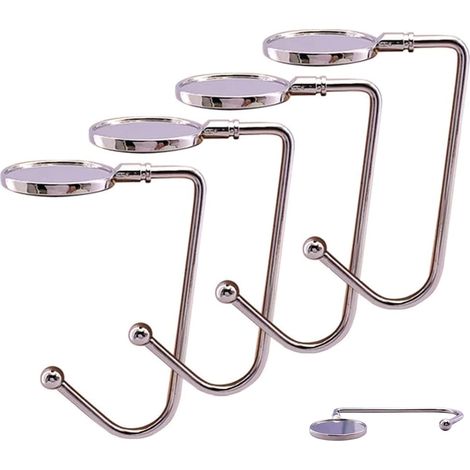 Gancho Colgante - Rotación 360° - Para Chimenea Mesa Escritorio Calcetines Navidad Decoración - Pack de 4 (1/5)