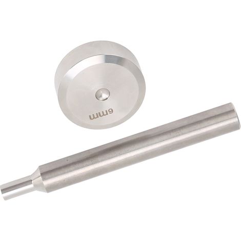 Poinçon Double Face 6mm pour Rivets et Boutons en Cuir DIY