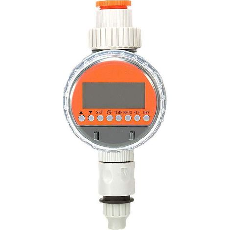 Minuteur d'arrosage électronique pour jardin – Vanne à boisseau sphérique intelligente sans pression – Outil d'irrigation automatique