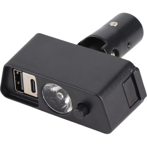 Lampe pour fauteuil roulant électrique, connecteur XLR 3 broches, chargement USB, angle réglable, contrôleur d'éclairage LED. (1/5)