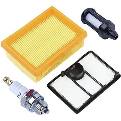 Kit de réparation de bougie et de filtre à air pour découpeuses à béton Stihl TS700 et TS800 – remplace les références 4224 141 0300 et 4224 140 1801 (1/5)