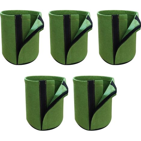 Ensemble de paniers de rempotage, lot de 5, sous vide, 30 x 25 x 8 cm, pour jardinage (chameau) (1/5)