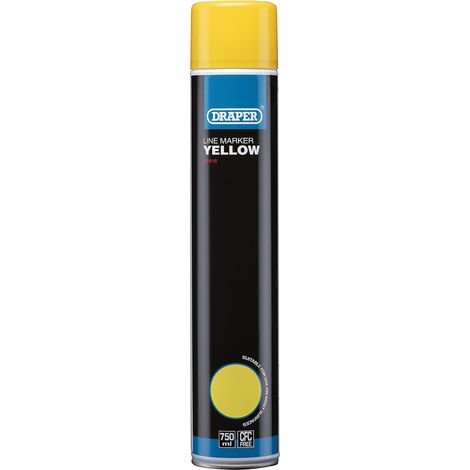Draper 750ml Yellow Line Marker Spray Paint (41916) (1/2)