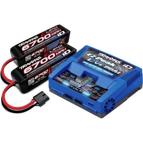 Traxxas EZ-Peak Live Dual +2x LiPo-Akku Chargeur de modélisme 26 A Li-polymère, NiMH Coupure Miinus-