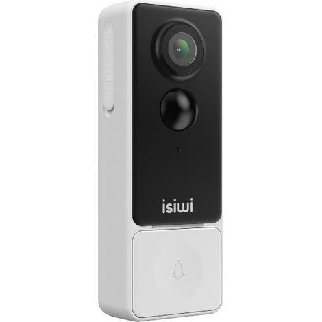 Isiwi DLIN+ Timbre inalámbrico negro con detección de movimiento (1/3)
