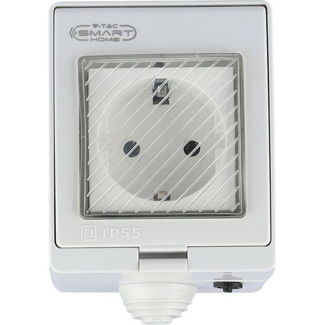 WIFI SOCKET IP55 AMAZON ALEXA & GOOGLE HOME COMPATIBLE (1/5)