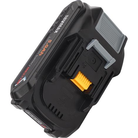 Batterie 18V 5.0Ah avec affichage de charge, cellule 21700, compatible avec outils sans fil Makita, remplace BL1815, BL1810, BL1820, BL1830, BL1840, BL1850, BL1860, livrée nue, puissance durable. (1/5)