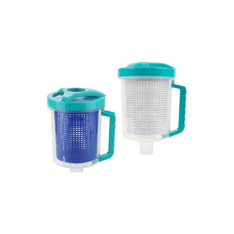 Écumeur de feuilles W560 pour piscine – Compatible Pentair R211084 – Réservoir de nettoyage Bleu et blanc (1/5)