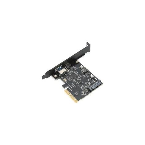 Carte d'extension interne USB 3.1 PCIe Type-C Type-A GEN2 pour Windows 7/8/10/macOS et Linux (1/5)