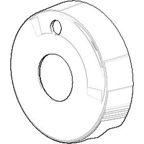 DORNBRACHT ROSETA para conjunto de desagüe y rebosadero PIEZAS DE REPUESTO 093120050 CROMO, 093120050-00
