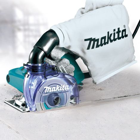 Makita – Scie circulaire 1400 W – Pour bois dur et béton – Profondeur de coupe 65 mm – Design compact et léger pour chantiers - 4100KB