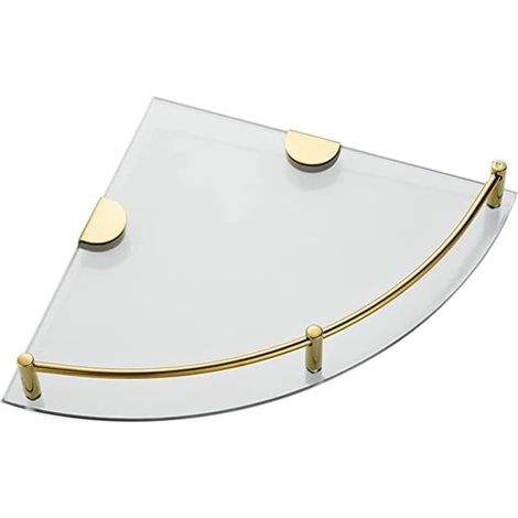 Shelves Corner Glass Bathroom Shelf Wall Mounted Tempered