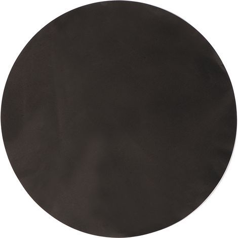 Tapis en Silicone rond noir 40cm, lavable, antiadhésif, résistant à la chaleur, pour cuisinière à gaz, barbecue de cuisine (1/5)