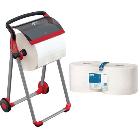 Set distributore di carta H1006xL646xP530 mm in plastica/metallo