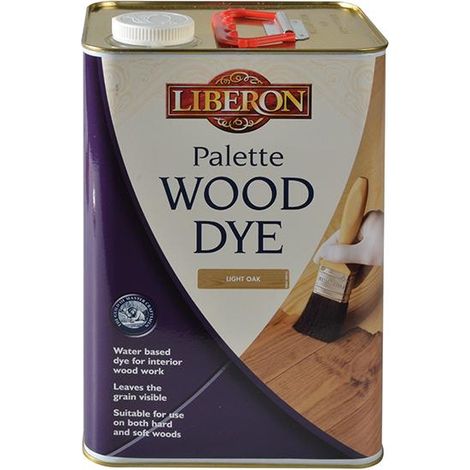 Liberon Interior Floor and Woodwork Palette Wood Dye - Light Oak - 5L