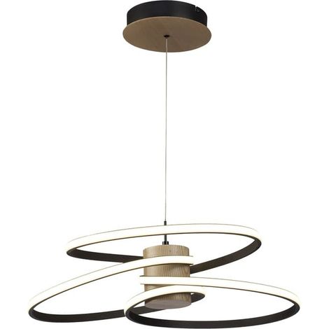 Lámpara de techo “Dina” (50W 3000K 4000lm) – Madera (1/3)