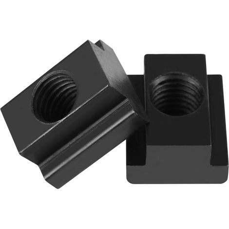 5 écrous en T à filetage M14, finition oxydée noire, pour rainures en T de tables de machines-outils, lot de 5 (1/5)