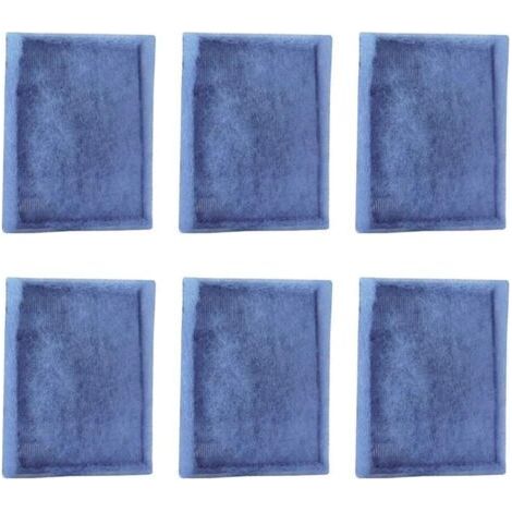 Lot de 6 filtres de remplacement, compatibles avec les filtres d'aquarium Aqua-Tech EZ-Change 3, compatibles avec les filtres électriques Aqua-Tech 20-40 et 30-60 (1/4)