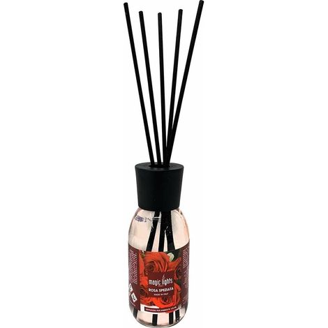 DIFUSOR AROMA MIKADO ROSA ESPECIADA 125ml MAGIC LIGHTS (1/2)