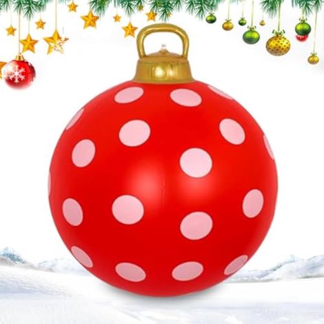 Boules de Noël Décorations festives Rouge Blanc Noël (1/5)