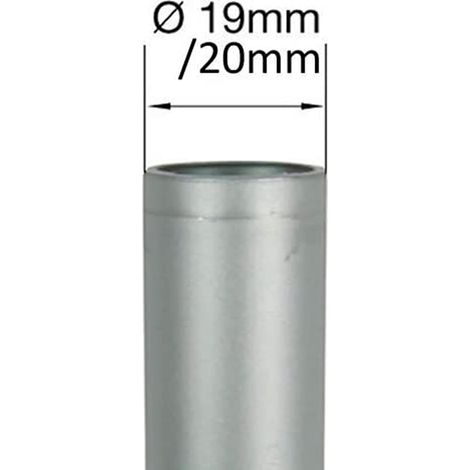 16 housses de protection de chaise, housses de protection de pied de chaise en caoutchouc, pieds de chaise de protection ronds, tête de chaise, noir, diamètre intérieur (19 mm - 20 mm) (1/4)