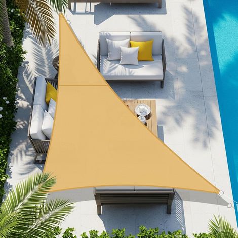 Voile d'ombrage imperméable Rectangle 3x4m Blocage UV Résistant aux intempéries pour Patio Extérieur Jardin Arrière-Cour,Anthracite (1/5)