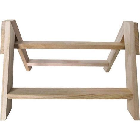 Holzstange für Hühner und große Vögel (Papageien usw.) - Dreibeinständer für Hühnerstall (1/5)