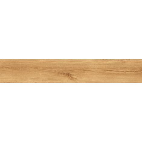 Mexen Liston Gres émaillé rectifié miel G1, carreau imitation bois pour sol et mur 120 x 20 cm, mat - TL607-120-020-02 (1/3)