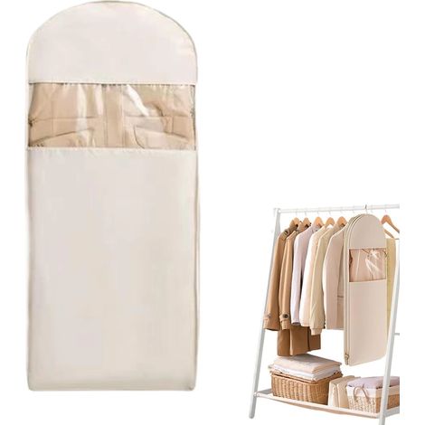 Housses de rangement pour vêtements, valises de voyage anti-poussière, sacs à vêtements de voyage - Solutions gain de place pour la maison, les voyages, les mariages et les sorties (1/5)