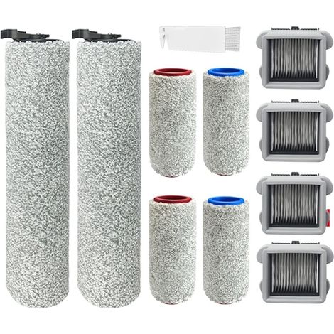 Pièces d'aspirateur compatibles avec les accessoires DYAD U10 compatibles avec l'aspirateur robot Xiaomi WD1S1A : brosse de sol à rouleau, filtre HEPA lavable. (1/5)