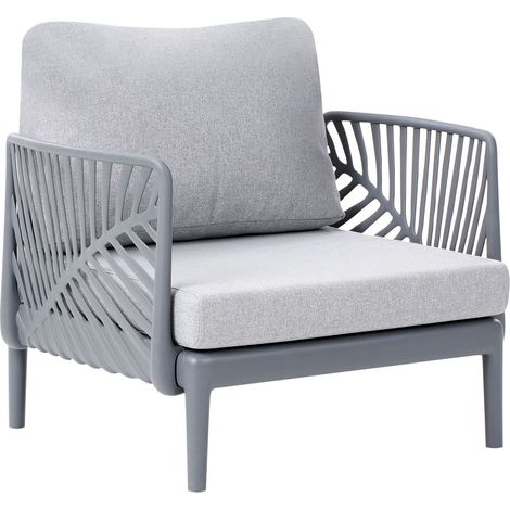 Garden Armchair SATURNIA Grey