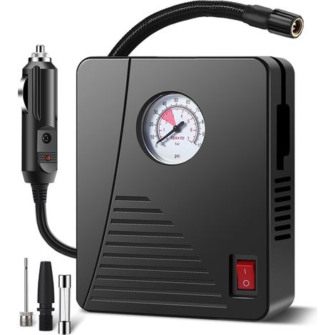 Compresseur d'air portable, pompe électrique pour voiture, pompe automatique pour moto, vélo, pneu de ballon, manomètre numérique, détecteur de pression