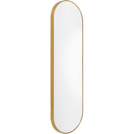 HOME DECO FACTORY Nuevo 2024 - Espejo Dorado 30 CM H.100 CM (1/2)