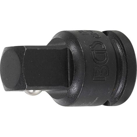 Adaptateur de Clé à Douille à Choc - Femelle 10 mm (3/8), Mâle 12,5 mm (1/2) - Acier Résistant - Adaptation - D-Work