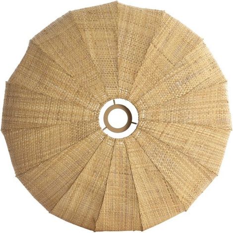 Abat-jour - naturel - Rafika - matériaux végétaux - Ø 50cm - E27 (1/5)