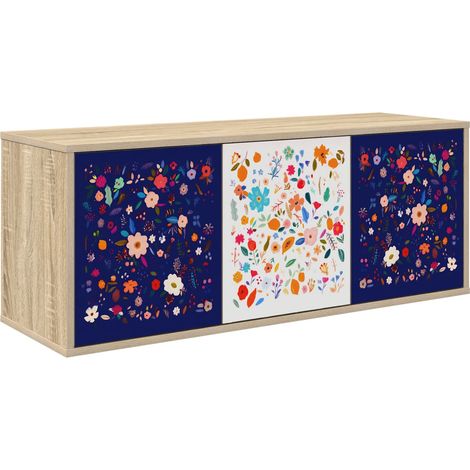Maison Exclusive - Mobile TV da Parete MAINZ 102 x 33 x 40 cm Rovere Sonoma (1/5)