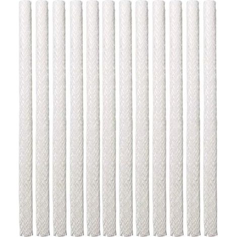 12PCS noyau d'huile, fibre de verre Tiki Wick torche de remplacement en fibre de verre Tiki pour extérieur Tiki patio éclairage lampe de jardin (1/5)
